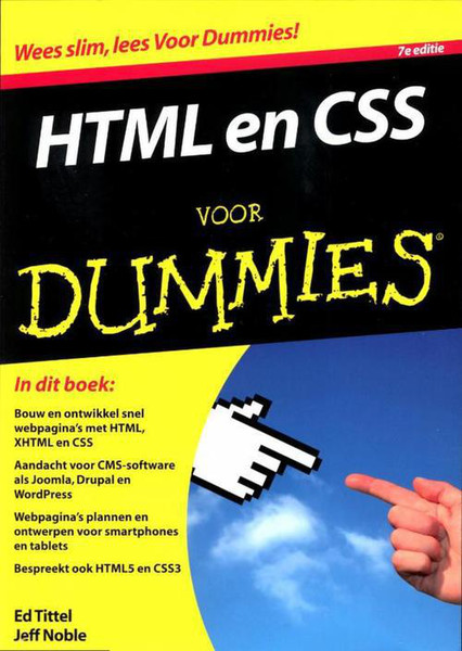 Pearson Education HTML & CSS 400pages Dutch software manual