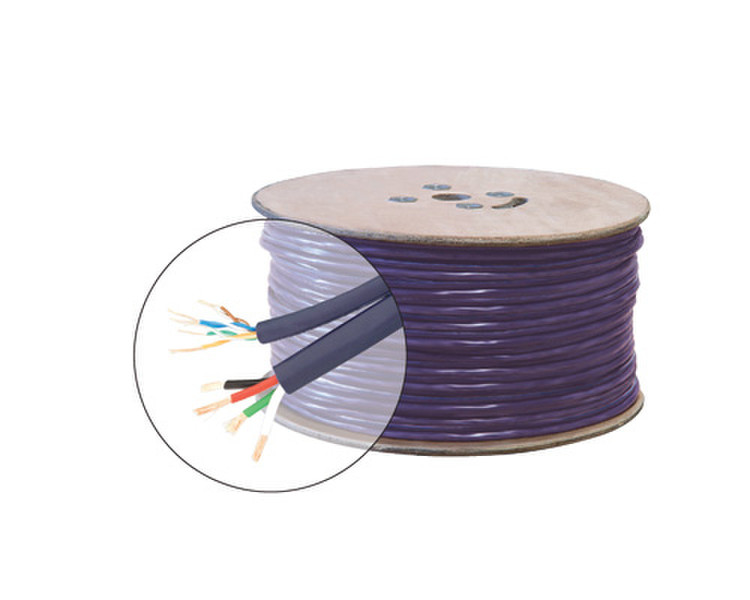 Steren 300-770PR 152.4m Purple networking cable