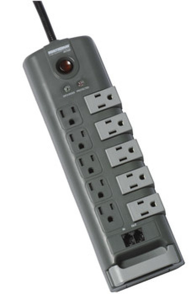 Minute Man MMS7100RT 10AC outlet(s) 120V 2.13m Grey surge protector