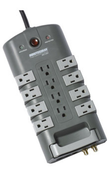 Minute Man MMS7120RCT 12AC outlet(s) 120V 2.7m Black,Grey surge protector