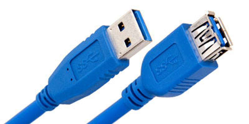 Link Depot USB 3.0, 10 ft 3м USB A USB A Синий