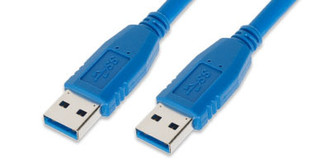 Link Depot USB 3.0, 10 ft 3m USB A USB A Blue