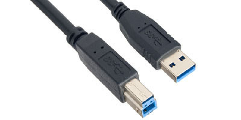 Link Depot 1.8m, USB 3.0 1.8m USB A USB B Schwarz