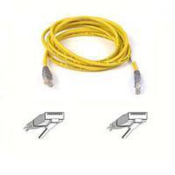 Belcable K Patch Cable Cross Wired 2m 10 pcs 2m Yellow networking cable