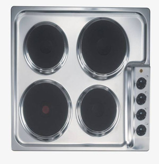 Amica KME 13136 E built-in Sealed plate Black,Stainless steel