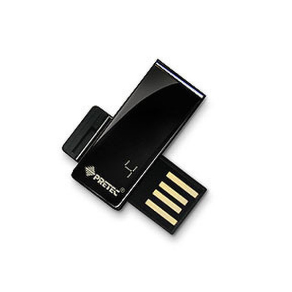 Pretec i-Disk Premier 4GB USB 2.0 Type-A Black USB flash drive