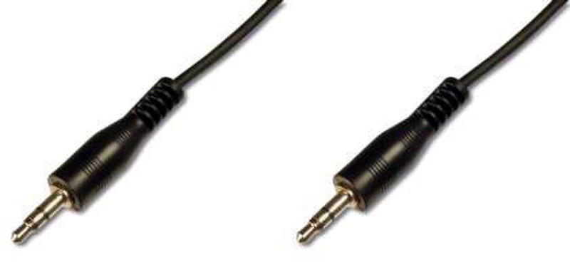 ASSMANN Electronic Audio, 2.00m 2м 3,5 мм 3,5 мм Черный аудио кабель