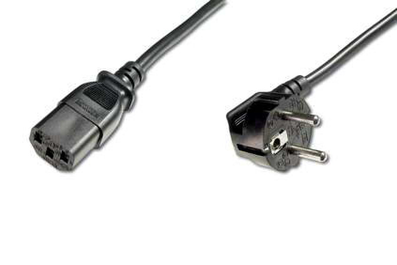 Digitus IEC13 1.8м C13 coupler C14 coupler Черный кабель питания