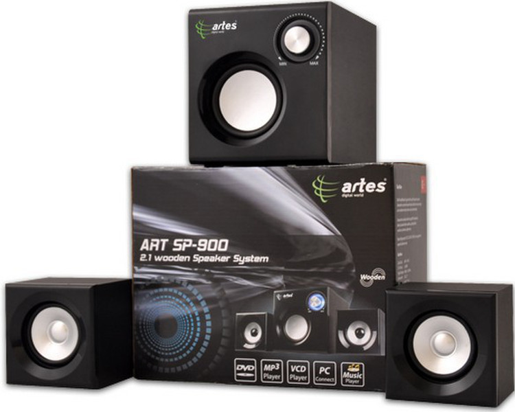 Artes ART-SP900 2.1 13W Black speaker set