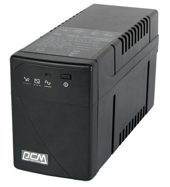 Powercom BNT-600A 600VA Compact Black uninterruptible power supply (UPS)