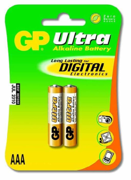 GP Batteries Ultra Alkaline AAA 1.5V