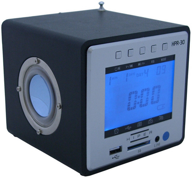 Hiper HPR-30 Stereo 6W Soundbar Black,Silver