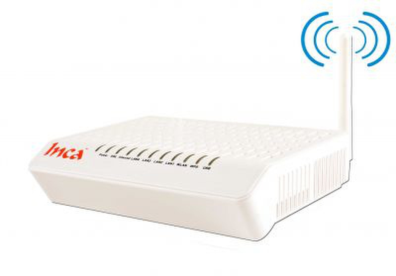 Inca IM-214NX Schnelles Ethernet Weiß WLAN-Router