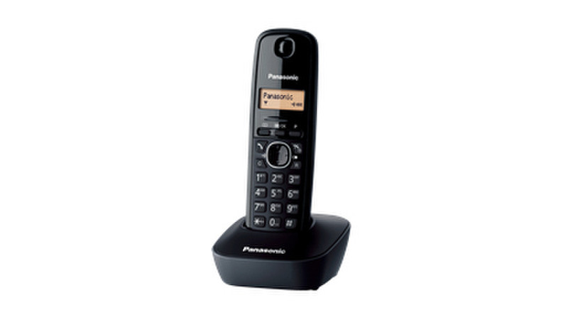 Panasonic KX-TG1611 DECT Идентификация абонента (Caller ID) Черный телефон
