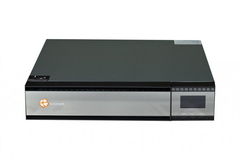 Tuncmatik Newtech Pro 1 kVA LCD Rack-Mount 1000VA 8AC outlet(s) Rackmount Black uninterruptible power supply (UPS)