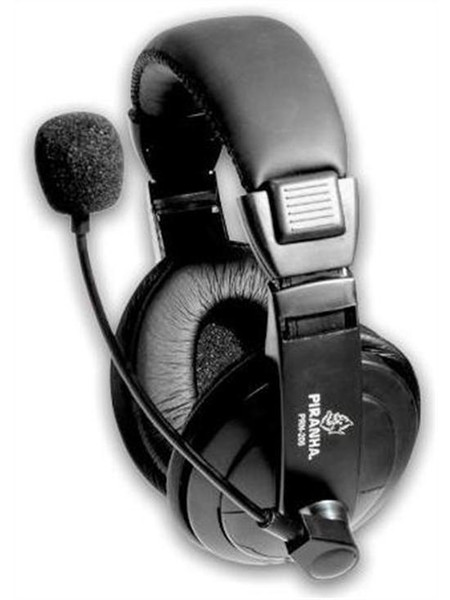 Piranha PRN-206 Binaural Kopfband Schwarz Headset