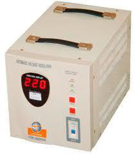 Tuncmatik Reguline 3 kVA 1AC outlet(s) 140-250V White voltage regulator