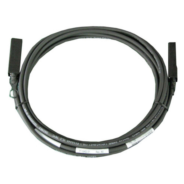 DELL 3M SFP+ Direct Attach Twinaxial Cable Kit 3м SFP+ SFP+ Черный