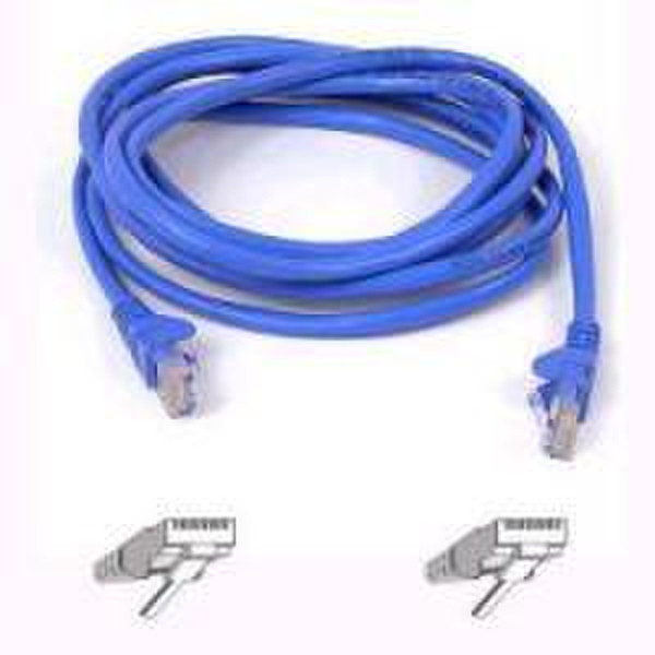 Belcable K Patch Cable CAT5RJ45 snagl blue10m 5pc 10m Blau Netzwerkkabel