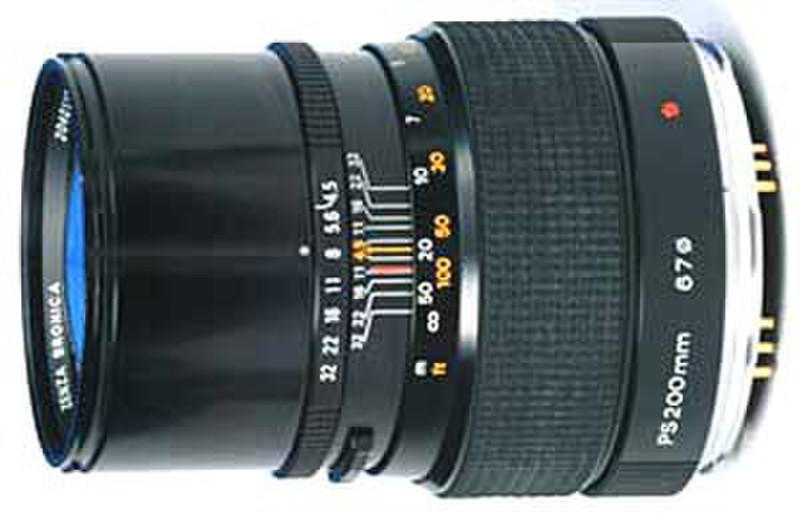 Bronica Zenzanon PS 200mm SLR Wide lens Schwarz