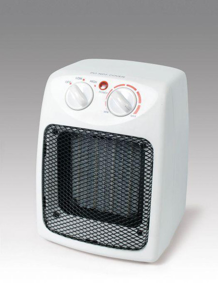 HJM 623 Floor 1500W White fan electric space heater