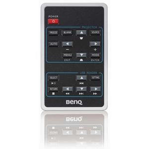 Benq 5J.J1806.001 push buttons Черный, Белый пульт дистанционного управления