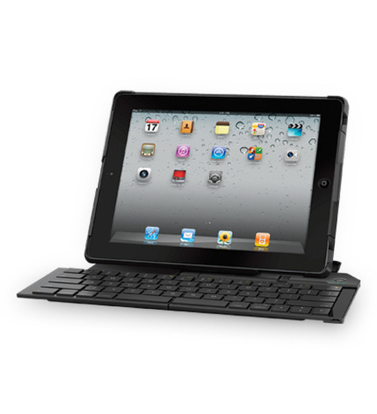 Logitech Fold-Up Keyboard for iPad 2 Bluetooth Норвежский Черный