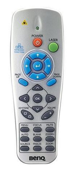 Benq CS.5F0DJ.001 push buttons Silver remote control