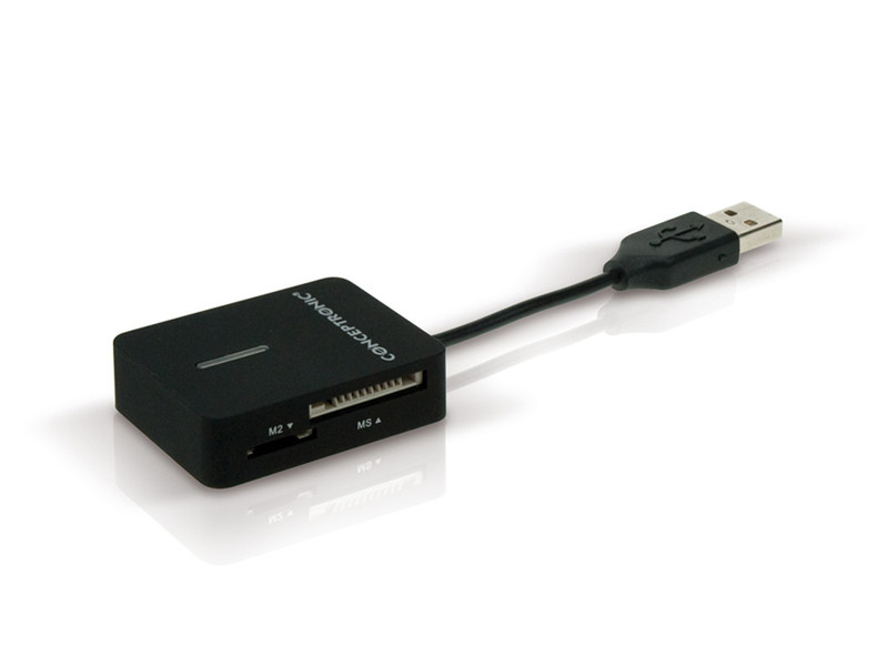 Conceptronic CMULTITRV USB 2.0 Черный устройство для чтения карт флэш-памяти