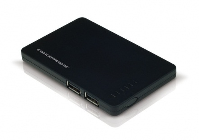 Conceptronic USB Multi Tip Power Pack 2200mAh 2200mAh Schwarz