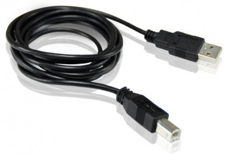Conceptronic 3m USB2.0 A - B 3м USB A USB B Черный
