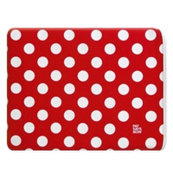 Pat Says Now iPad Pouch Red Polka Dot Beuteltasche Rot, Weiß