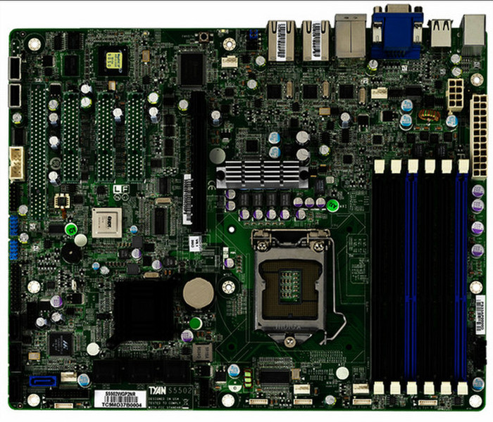 Tyan S5502GM2NR-LE Intel 3420 Socket H (LGA 1156) ATX материнская плата
