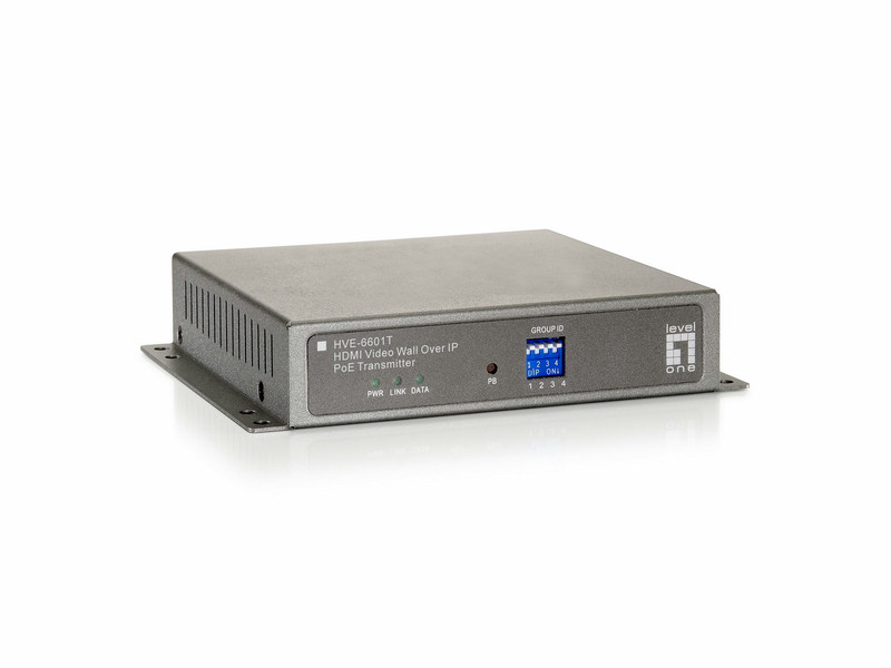 LevelOne HVE-6601T AV transmitter Grau