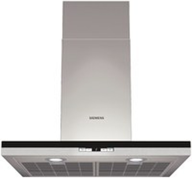 Siemens LC68BD540 Wall-mounted 750m³/h Silver cooker hood