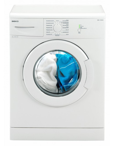 Beko WML 15106 NE Freistehend Frontlader 5kg 1000RPM A+ Weiß Waschmaschine