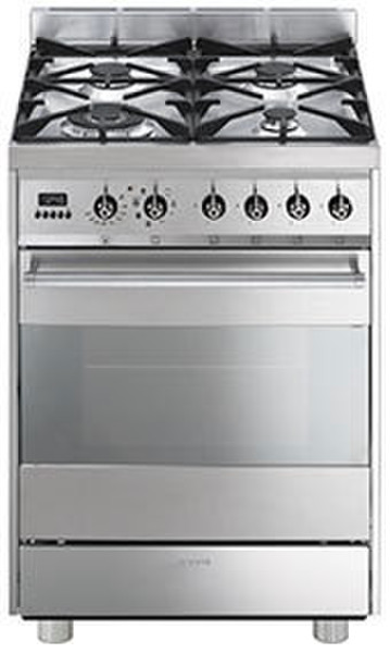 Smeg C6GMXNL8 Gas hob A Edelstahl Küchenherd