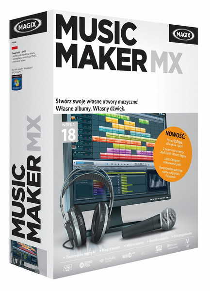 Magix Music Maker MX, Win, Box, IT