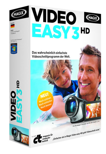 Magix Video easy 3 HD, Win, Box, IT