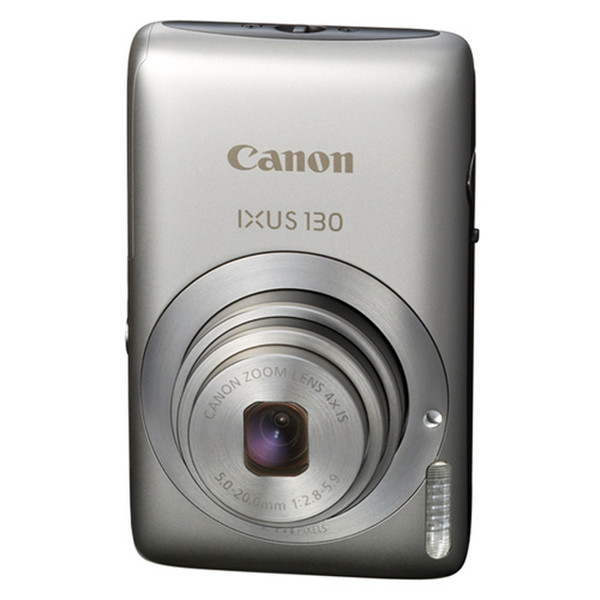 Canon Digital IXUS 130 14.1MP 1/2.3Zoll CCD 4320 x 3240Pixel Silber