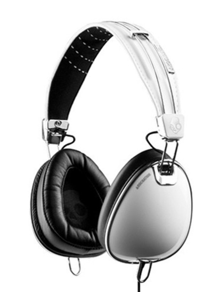 Skullcandy Aviator Binaural Head-band White headset