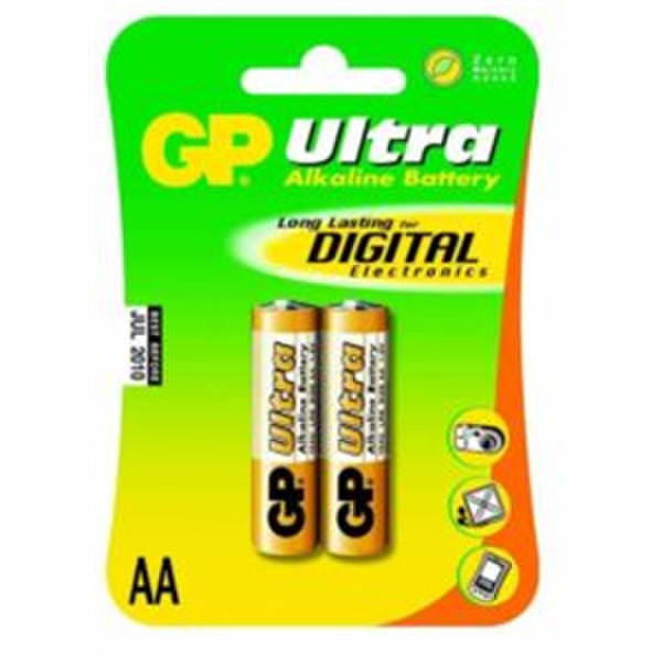 GP Batteries Ultra Alkaline 15AUTR-2U2 Щелочной 1.5В