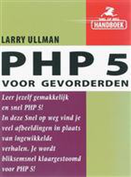 Pearson Education PHP5 512Seiten Niederländisch Software-Handbuch