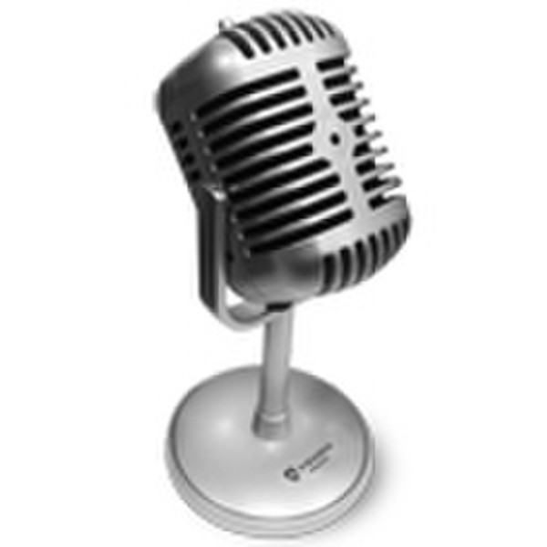 Piranha PRN-203 PC microphone Проводная Cеребряный микрофон