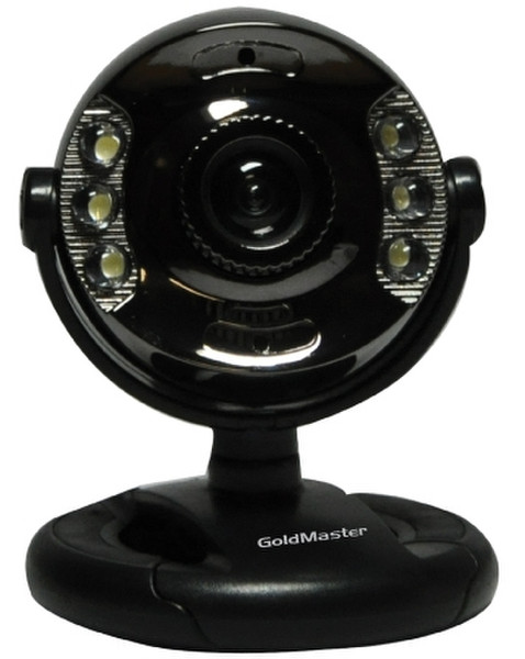 GoldMaster V-71 0.3MP 1920 x 1080pixels USB 2.0 Black webcam