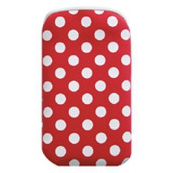 Pat Says Now Red Polka Dot Pouch case Red,White