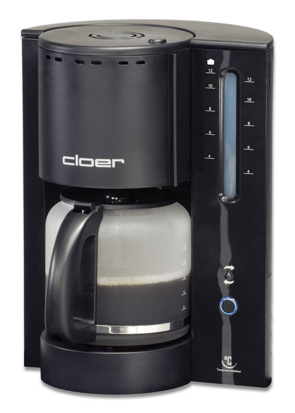 Cloer 5200 Filterkaffeemaschine 1.8l 14Tassen Schwarz Kaffeemaschine