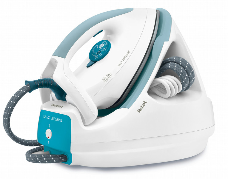 Tefal Easy Pressing GV5225 1l Ultragleitende Bügelsohle Blau, Weiß