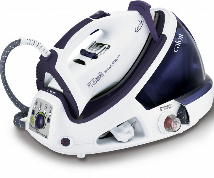 Tefal Pro Express Turbo Anti-calc Autoclean GV8431 1.8l Autoclean Catalys soleplate Blau, Weiß