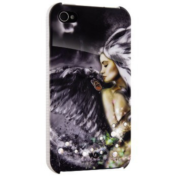 Hama White Diamonds Angel Apple iPhone 4/4S Хром лицевая панель для мобильного телефона